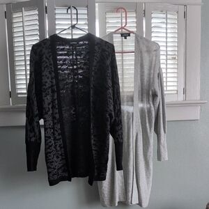 Bundle 2 Express Women's Open-Front Cardigans. Small